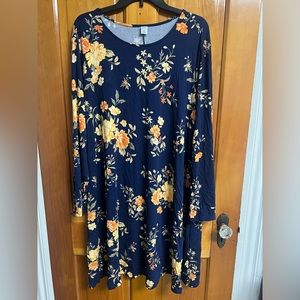 Woman’s Old Navy long sleeve cotton dress size xxl